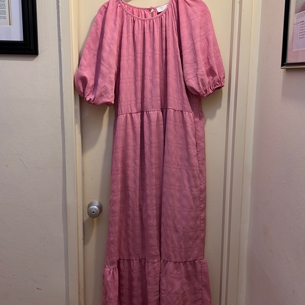 RO&DE pink maxi dress